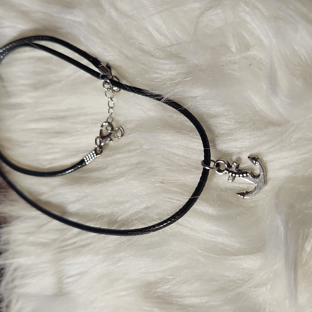 Just in : A handmade necklace with a small anchor charm